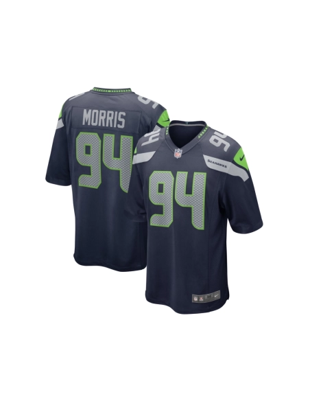 Mens Seattle Seahawks Mike Morris College Navy Game Jersey