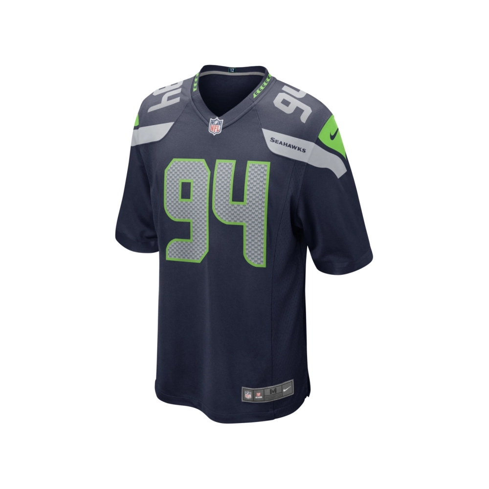 Mens Seattle Seahawks Mike Morris College Navy Game Jersey