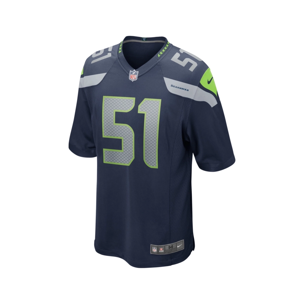 Mens Seattle Seahawks Lofa Tatupu College Navy Game Retired Player Jersey