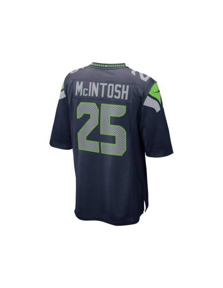 Mens Seattle Seahawks Kenny McIntosh College Navy Game Jersey