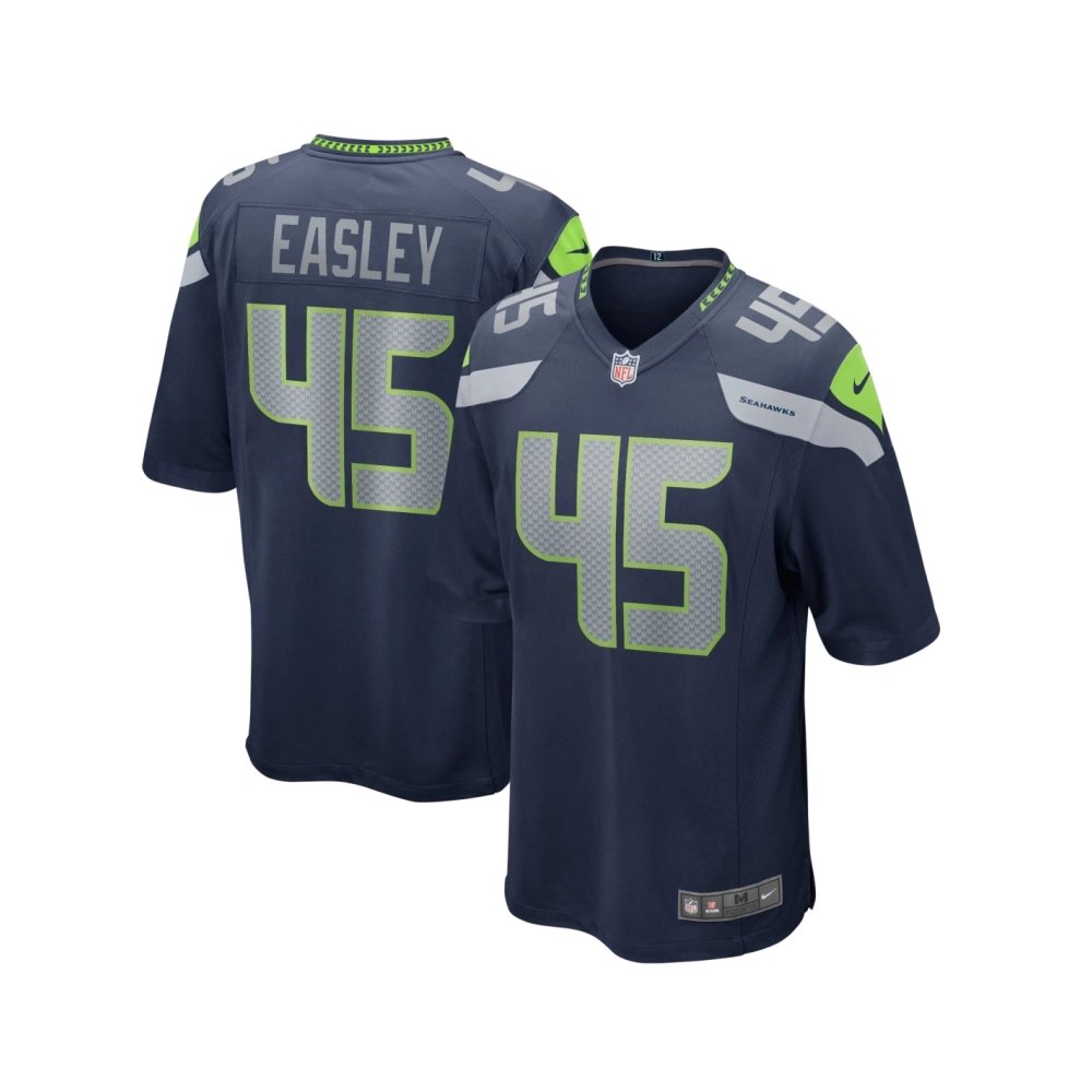 Mens Seattle Seahawks Kenny Easley College Navy Game Retired Player Jersey