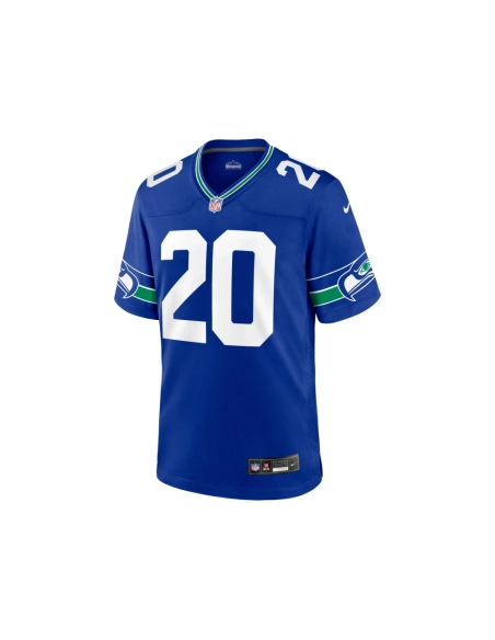Mens Seattle Seahawks Julian Love Royal Throwback Player Game Jersey
