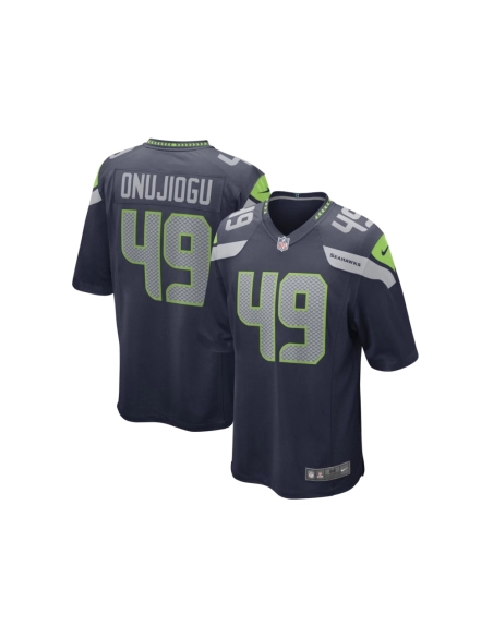Mens Seattle Seahawks Joshua Onujiogu College Navy Game Player Jersey
