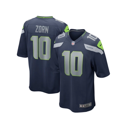 Mens Seattle Seahawks Jim Zorn College Navy Game Retired Player Jersey