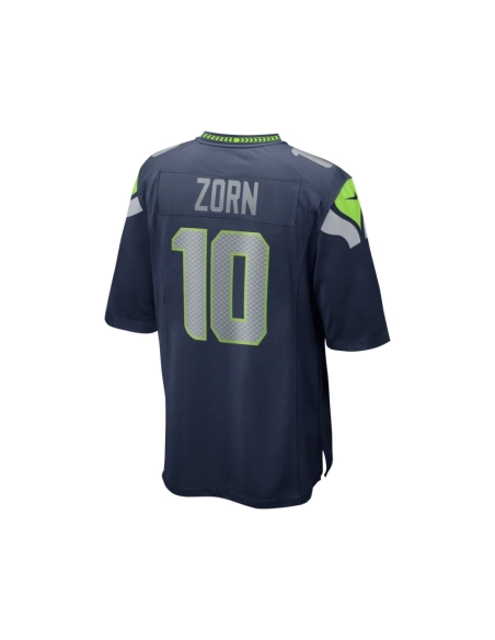 Mens Seattle Seahawks Jim Zorn College Navy Game Retired Player Jersey