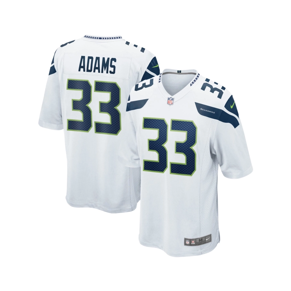 Mens Seattle Seahawks Jamal Adams White Game Jersey