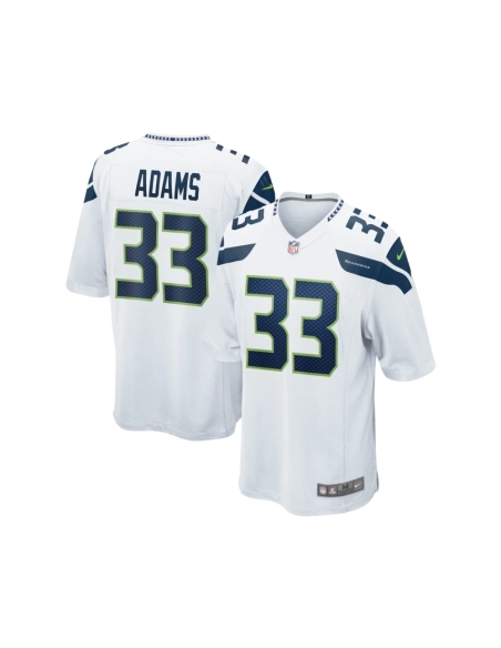 Mens Seattle Seahawks Jamal Adams White Game Jersey