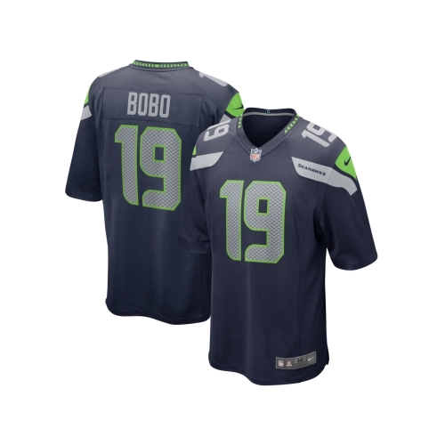 Mens Seattle Seahawks Jake Bobo College Navy Game Jersey