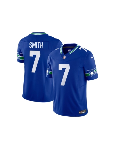 Mens Seattle Seahawks Geno Smith Royal Alternate Vapor F.U.S.E. Limited Jersey