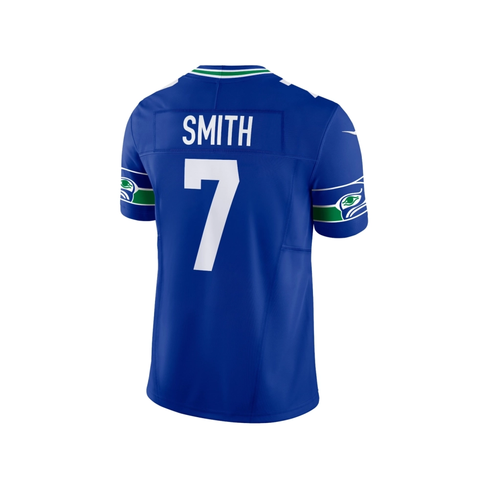 Mens Seattle Seahawks Geno Smith Royal Alternate Vapor F.U.S.E. Limited Jersey