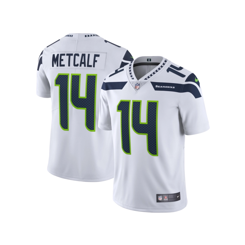 Mens Seattle Seahawks DK Metcalf White Vapor Limited Jersey