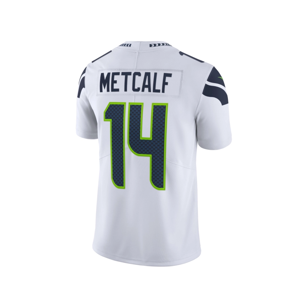 Mens Seattle Seahawks DK Metcalf White Vapor Limited Jersey