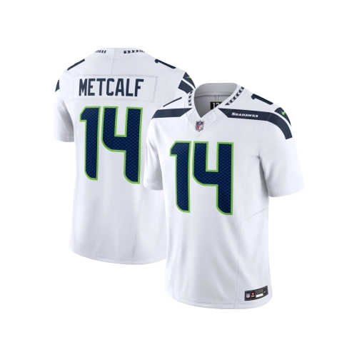 Mens Seattle Seahawks DK Metcalf White Vapor F.U.S.E. Limited Jersey