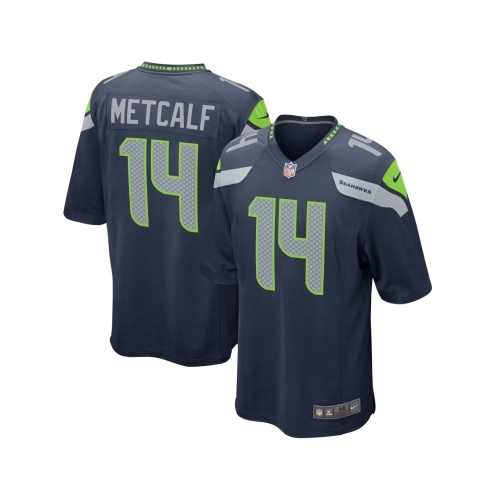 Mens Seattle Seahawks DK Metcalf College Navy Game Jersey