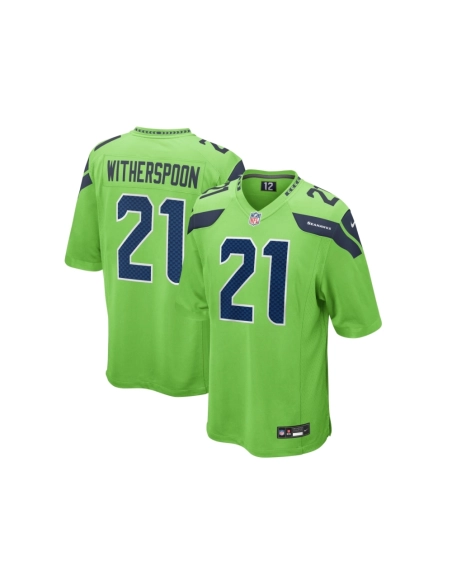Mens Seattle Seahawks Devon Witherspoon Neon Green Game Jersey