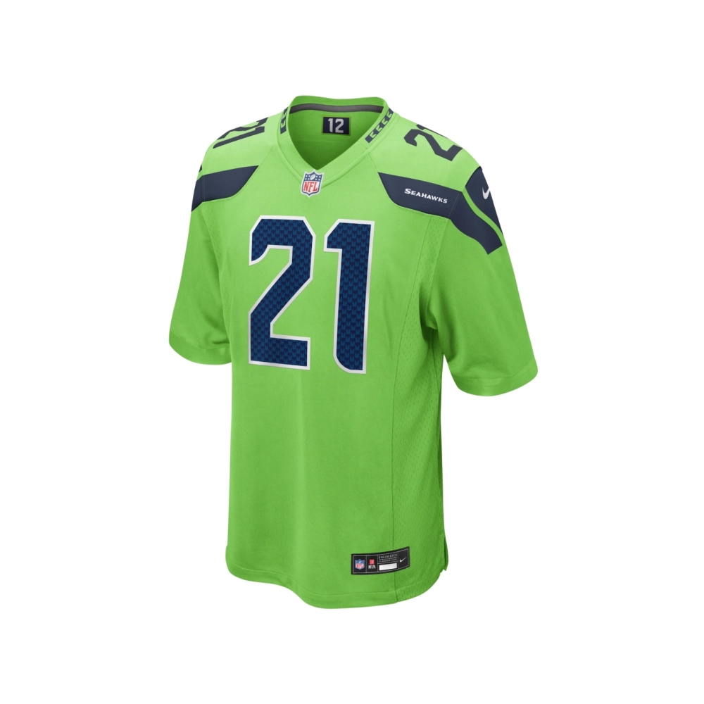 Mens Seattle Seahawks Devon Witherspoon Neon Green Game Jersey