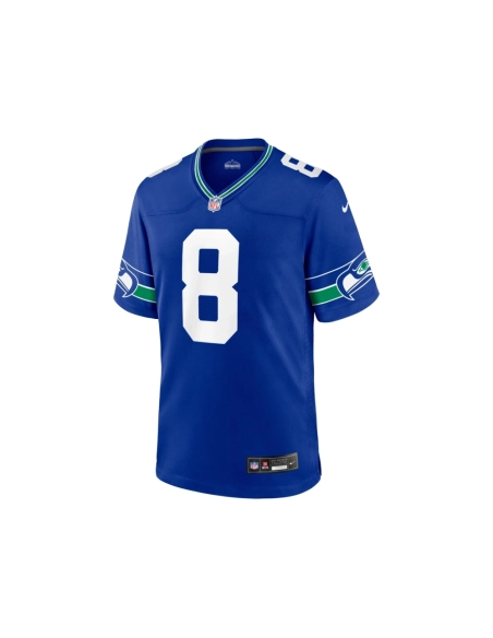 Mens Seattle Seahawks Coby Bryant Royal Throwback Player Game Jersey