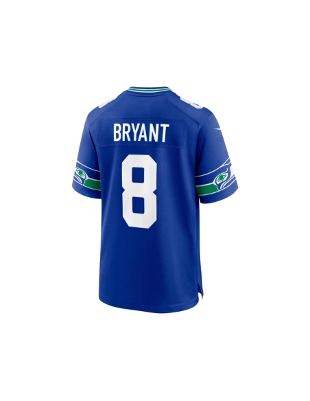 Mens Seattle Seahawks Coby Bryant Royal Throwback Player Game Jersey