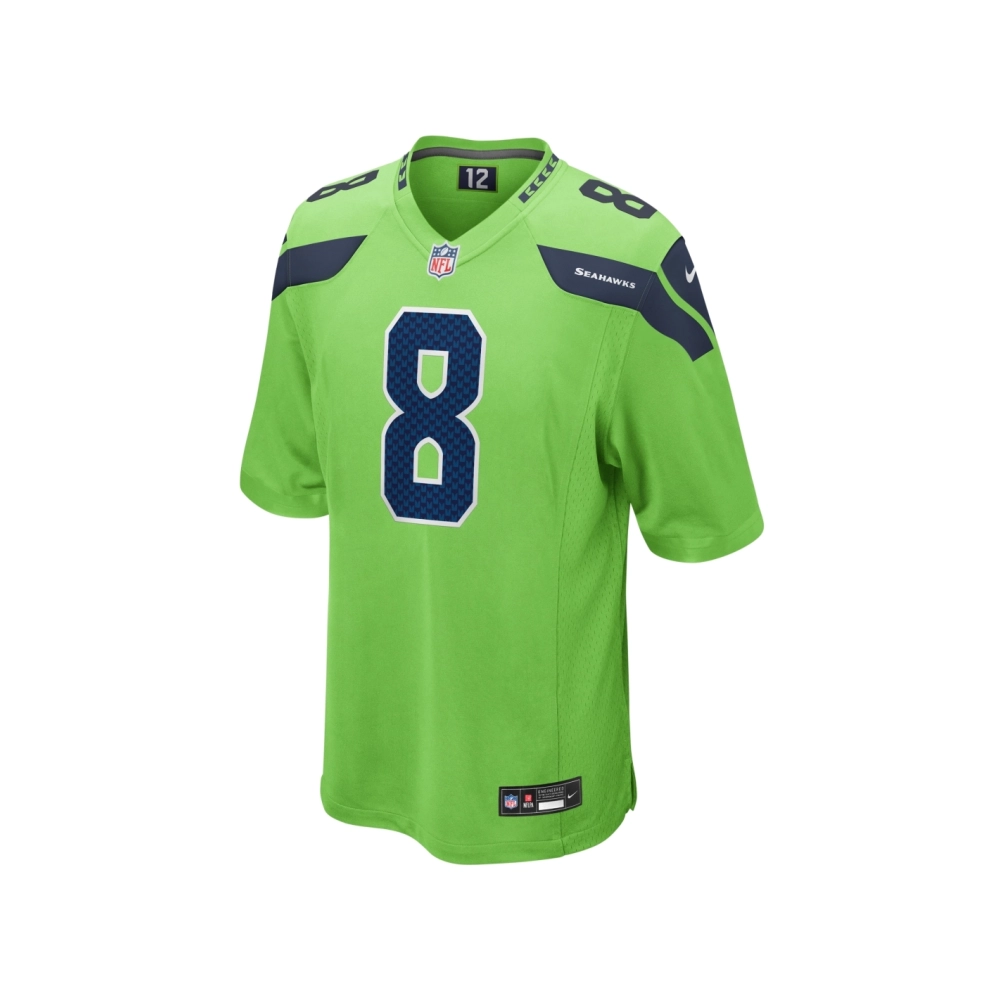 Mens Seattle Seahawks Coby Bryant Neon Green Game Jersey