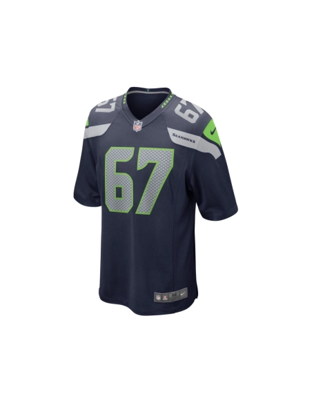 Mens Seattle Seahawks Charles Cross Navy Player Game Jersey
