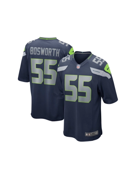 Mens Seattle Seahawks Brian Bosworth College Navy Game Retired Player Jersey