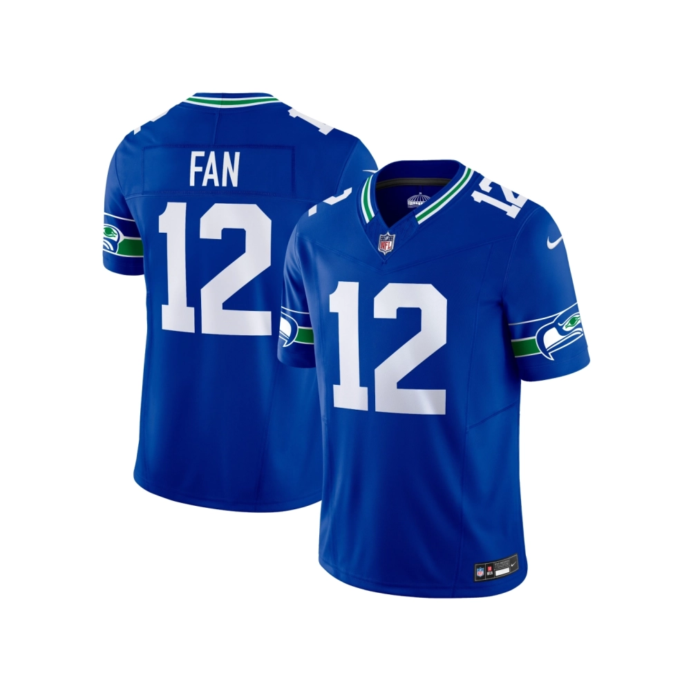 Mens Seattle Seahawks 12th Fan Royal Vapor F.U.S.E. Limited Jersey