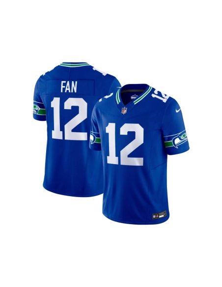 Mens Seattle Seahawks 12th Fan Royal Vapor F.U.S.E. Limited Jersey