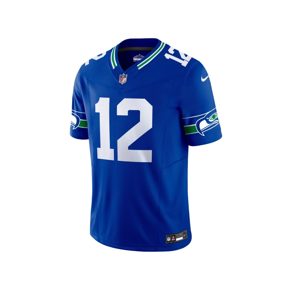 Mens Seattle Seahawks 12th Fan Royal Vapor F.U.S.E. Limited Jersey