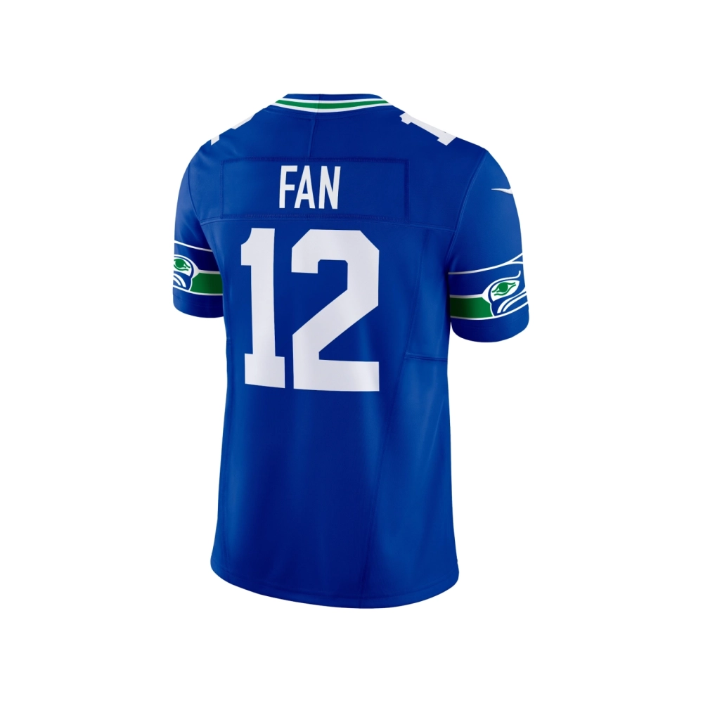 Mens Seattle Seahawks 12th Fan Royal Vapor F.U.S.E. Limited Jersey