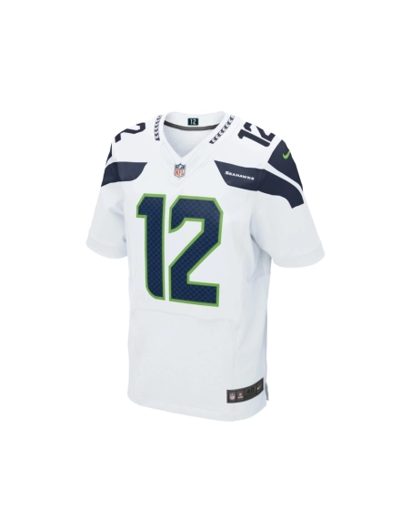 Mens Seattle Seahawks 12s White Elite Jersey