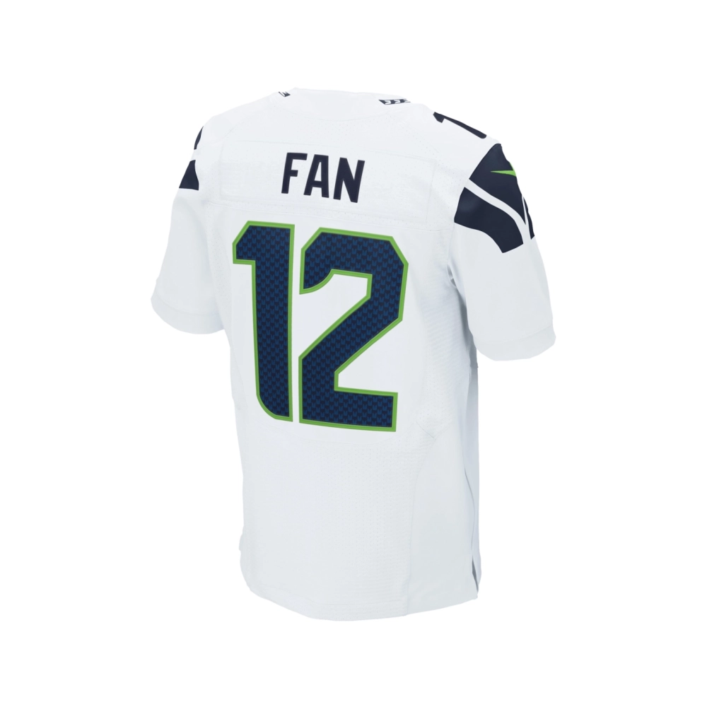 Mens Seattle Seahawks 12s White Elite Jersey