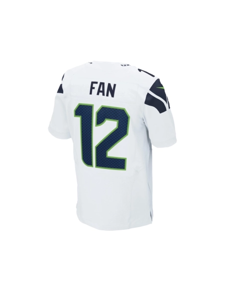 Mens Seattle Seahawks 12s White Elite Jersey