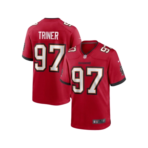 Mens Tampa Bay Buccaneers Zach Triner Red Game Jersey