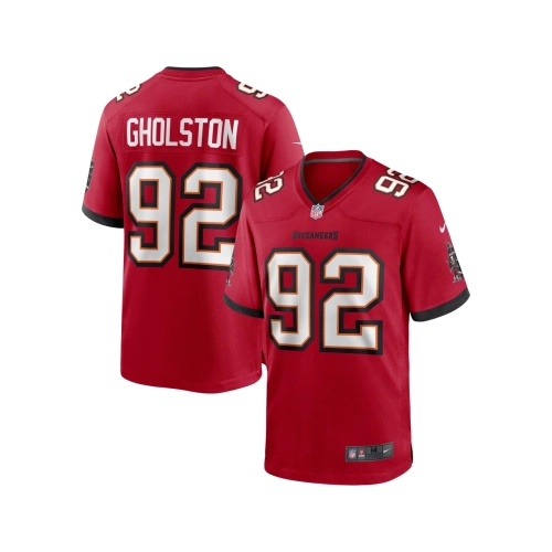 Mens Tampa Bay Buccaneers William Gholston Red Game Jersey