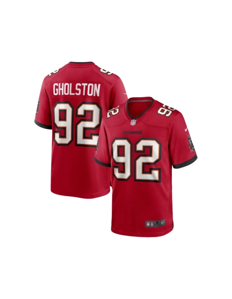 Mens Tampa Bay Buccaneers William Gholston Red Game Jersey