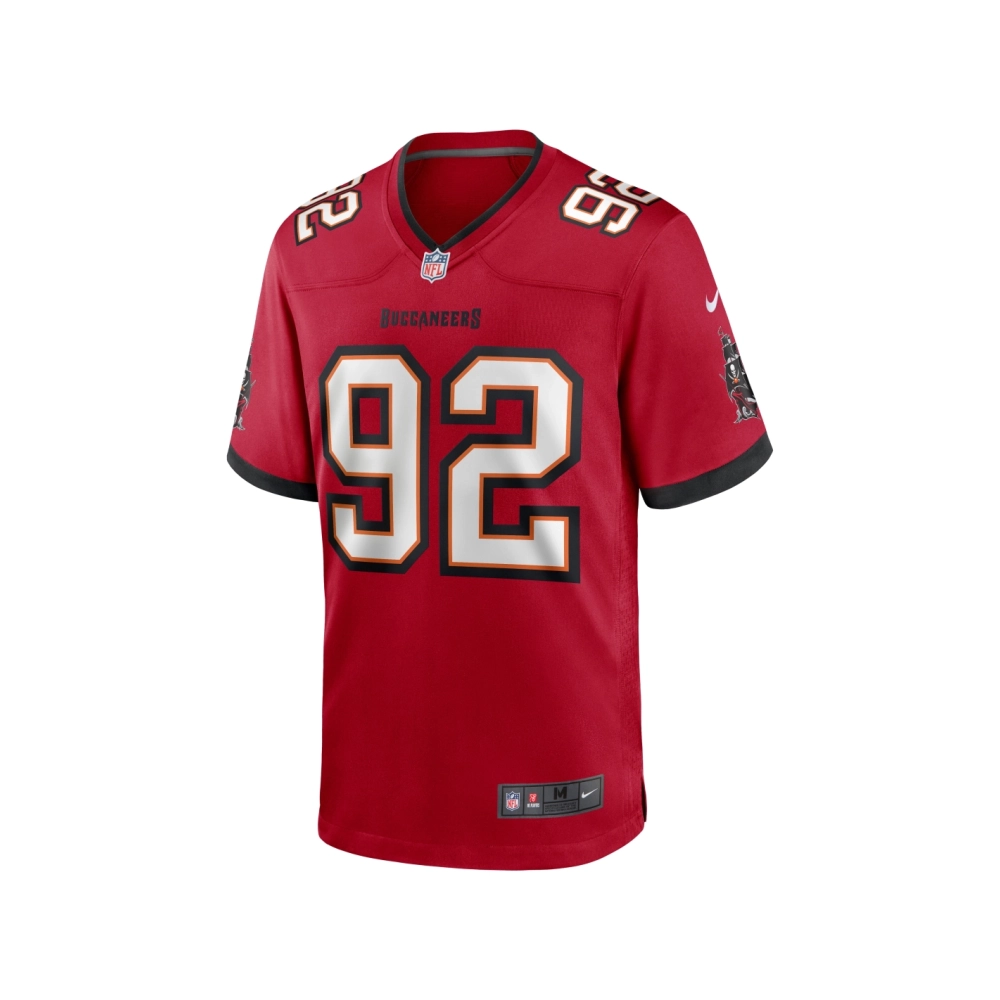 Mens Tampa Bay Buccaneers William Gholston Red Game Jersey