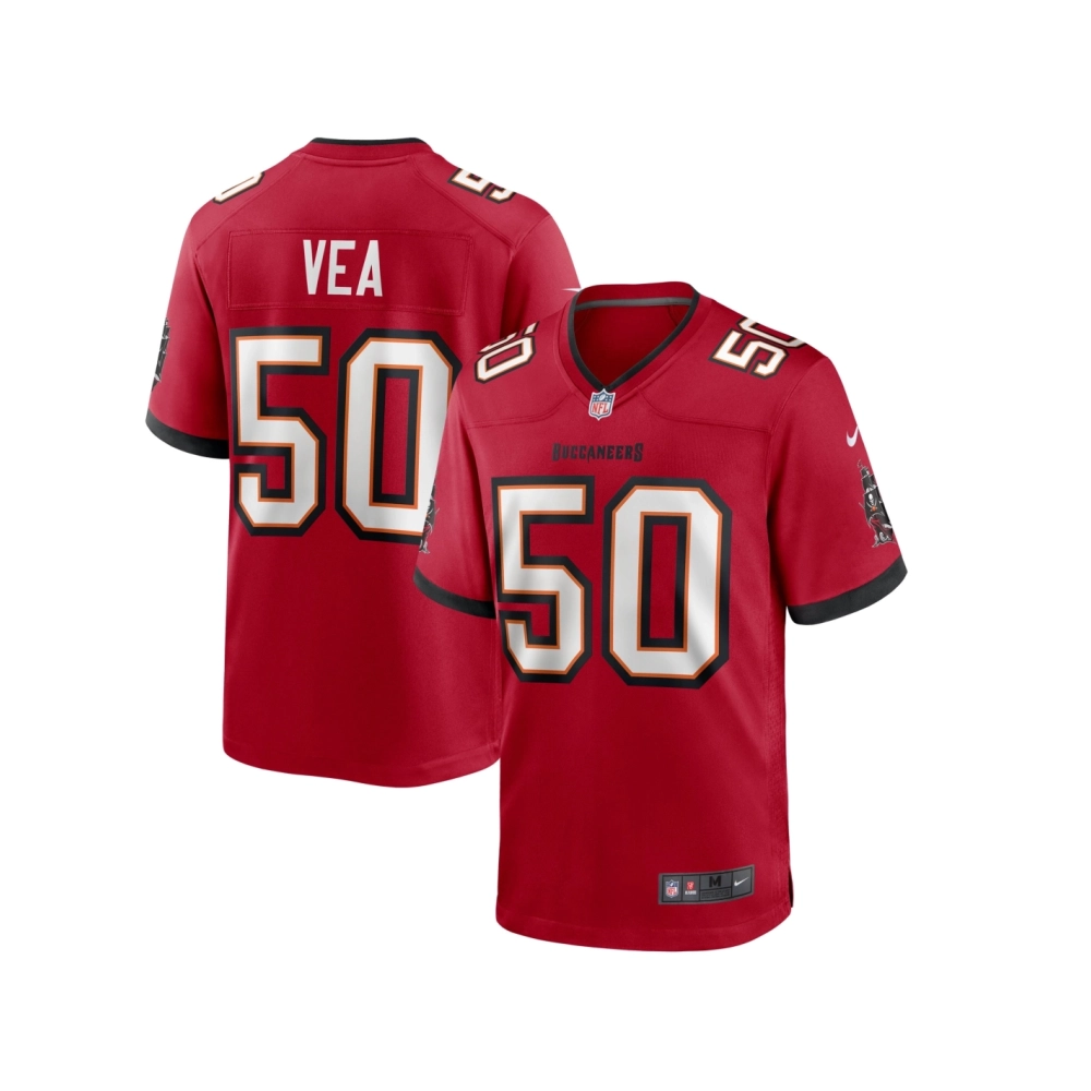 Mens Tampa Bay Buccaneers Vita Vea Red Game Jersey