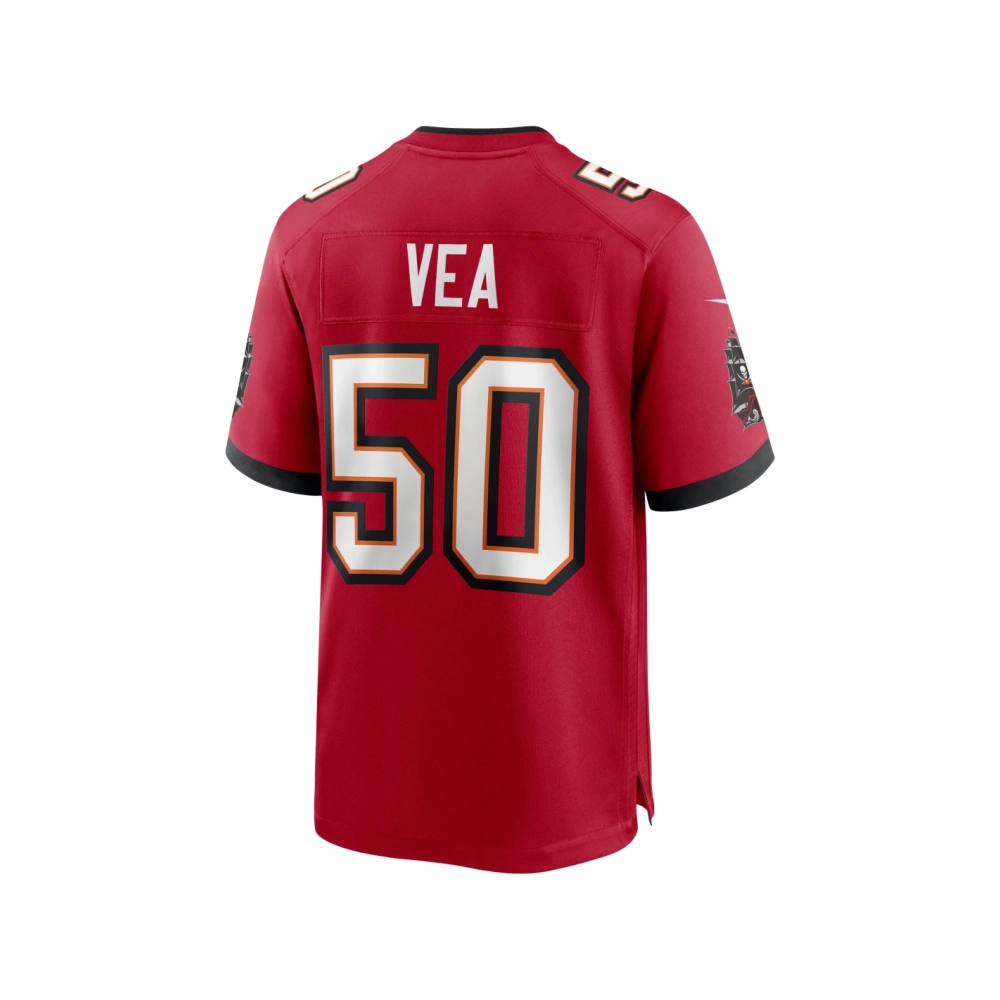 Mens Tampa Bay Buccaneers Vita Vea Red Game Jersey