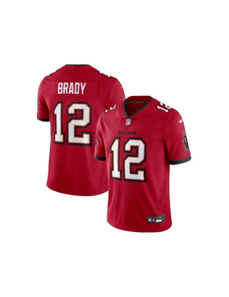 Mens Tampa Bay Buccaneers Tom Brady Red Vapor Untouchable Limited Jersey