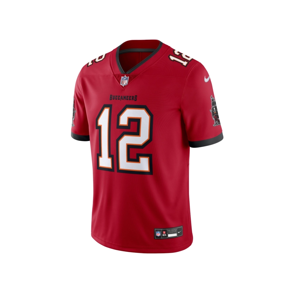 Mens Tampa Bay Buccaneers Tom Brady Red Vapor Untouchable Limited Jersey