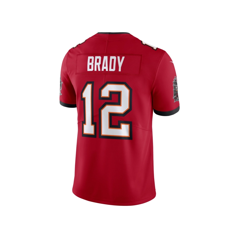 Mens Tampa Bay Buccaneers Tom Brady Red Vapor Untouchable Limited Jersey