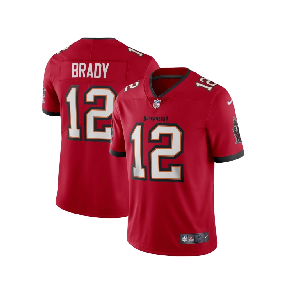 Mens Tampa Bay Buccaneers Tom Brady Red Vapor Limited Jersey
