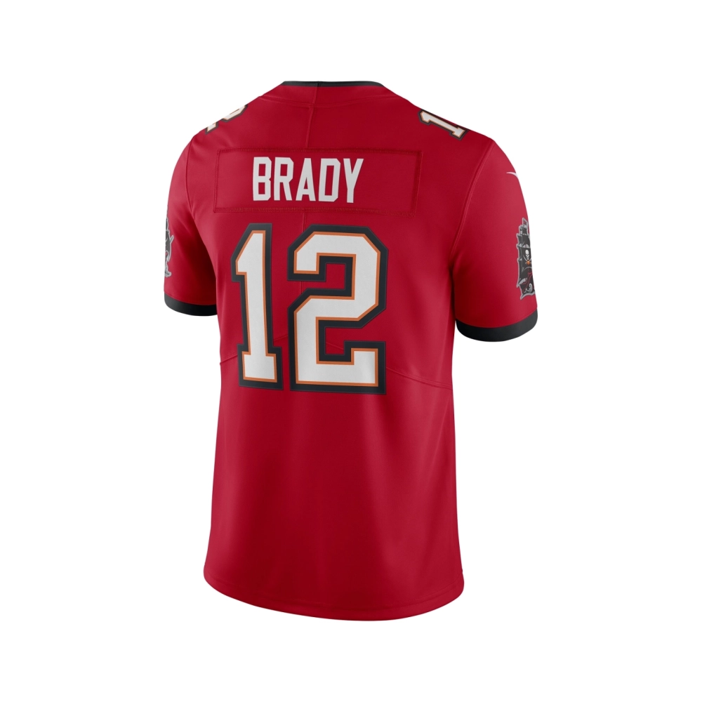 Mens Tampa Bay Buccaneers Tom Brady Red Vapor Limited Jersey