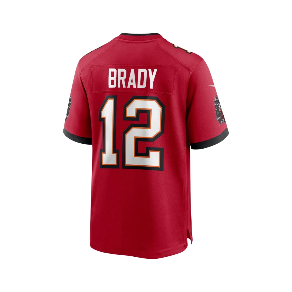 Mens Tampa Bay Buccaneers Tom Brady Red Game Jersey