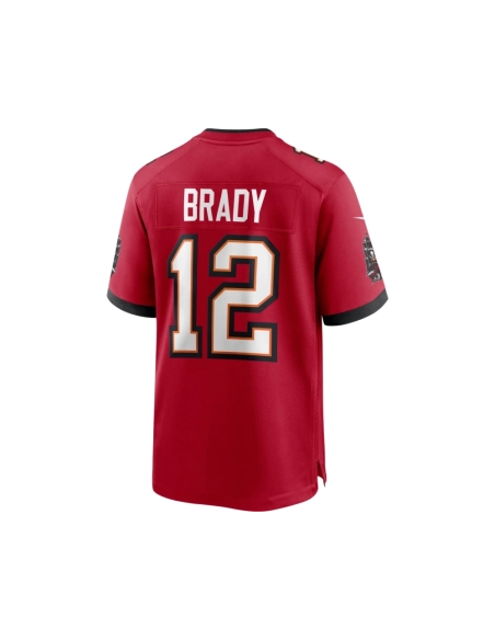 Mens Tampa Bay Buccaneers Tom Brady Red Game Jersey