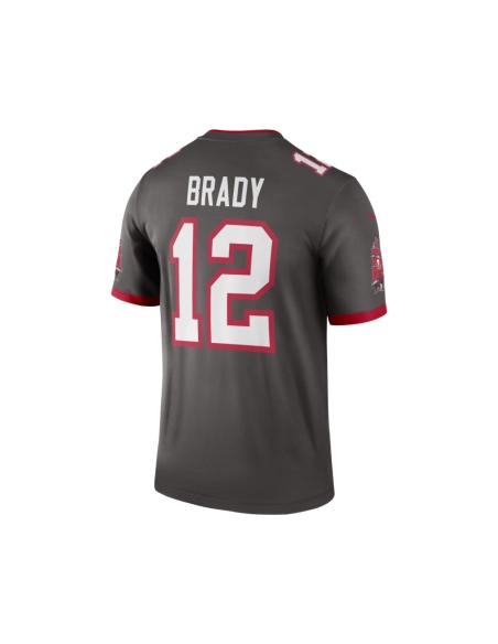 Mens Tampa Bay Buccaneers Tom Brady Pewter Alternate Legend Jersey