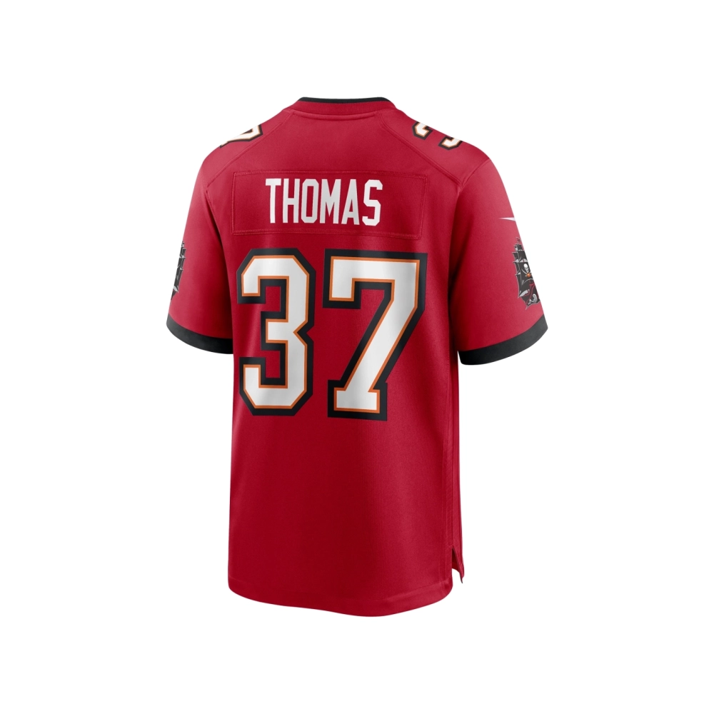 Mens Tampa Bay Buccaneers Tavierre Thomas Red Game Jersey
