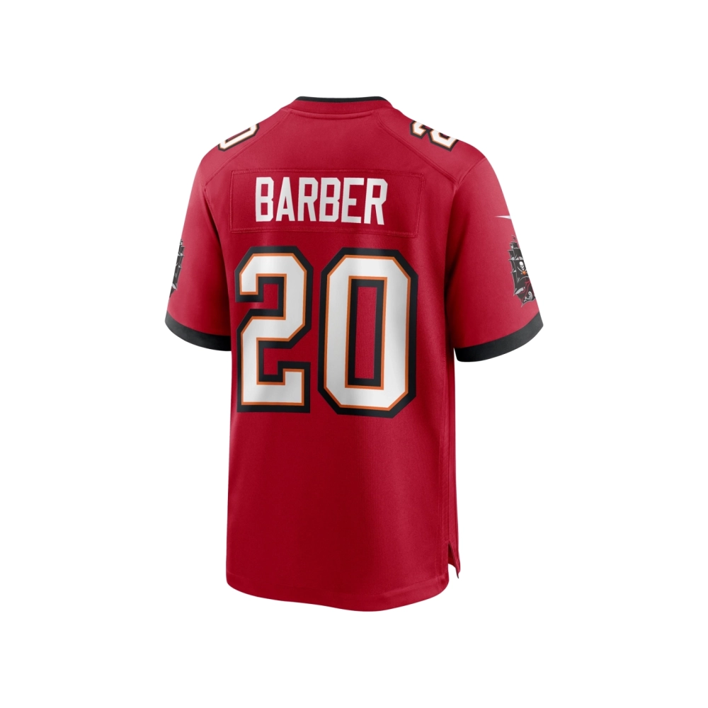 Mens Tampa Bay Buccaneers Ronde Barber Red Retired Player Game Jersey
