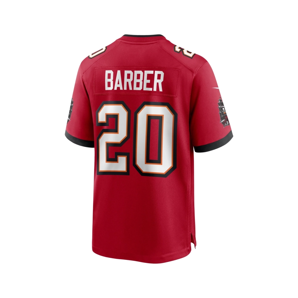 Mens Tampa Bay Buccaneers Ronde Barber Red Game Retired Player Jersey
