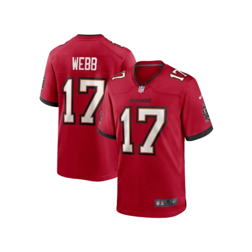 Mens Tampa Bay Buccaneers Raleigh Webb Red Game Jersey